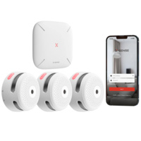 FS31  | X-SENSE  -  Kit de detección de incendio autónomo  |  Certificado EN 14604  |  Comunicación WiFi del Hub 2.4GHz